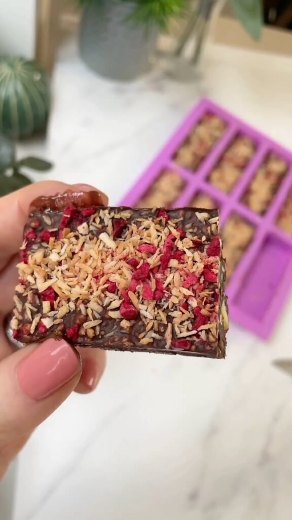 Coconut Raspberry Crunch Bars