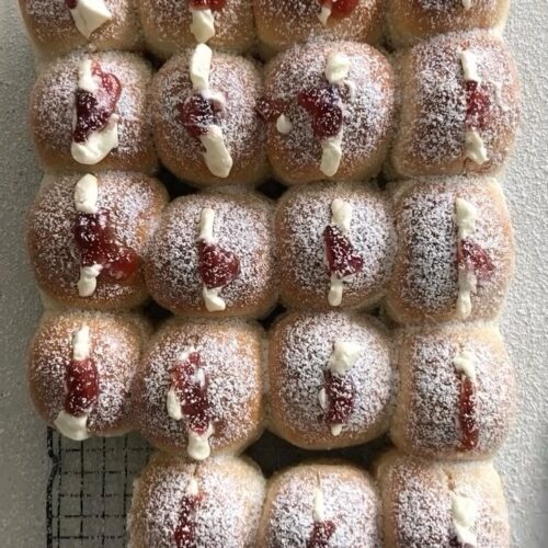 Cream and Jam Buns