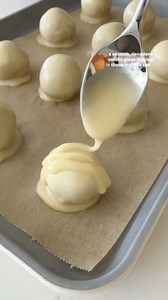 Frosted Lemon Loaf Truffles