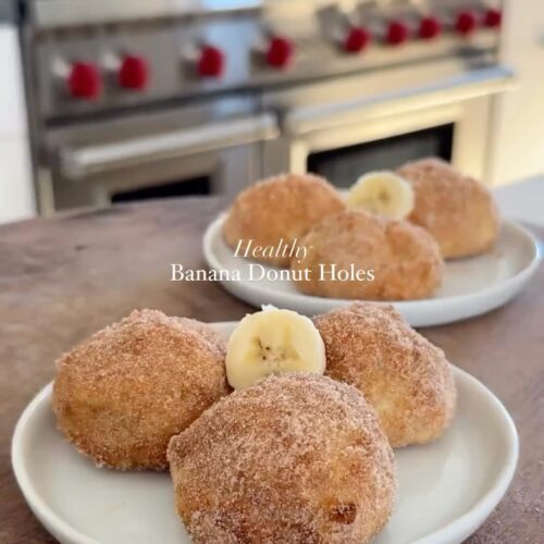 Healthy Banana Donut Holes