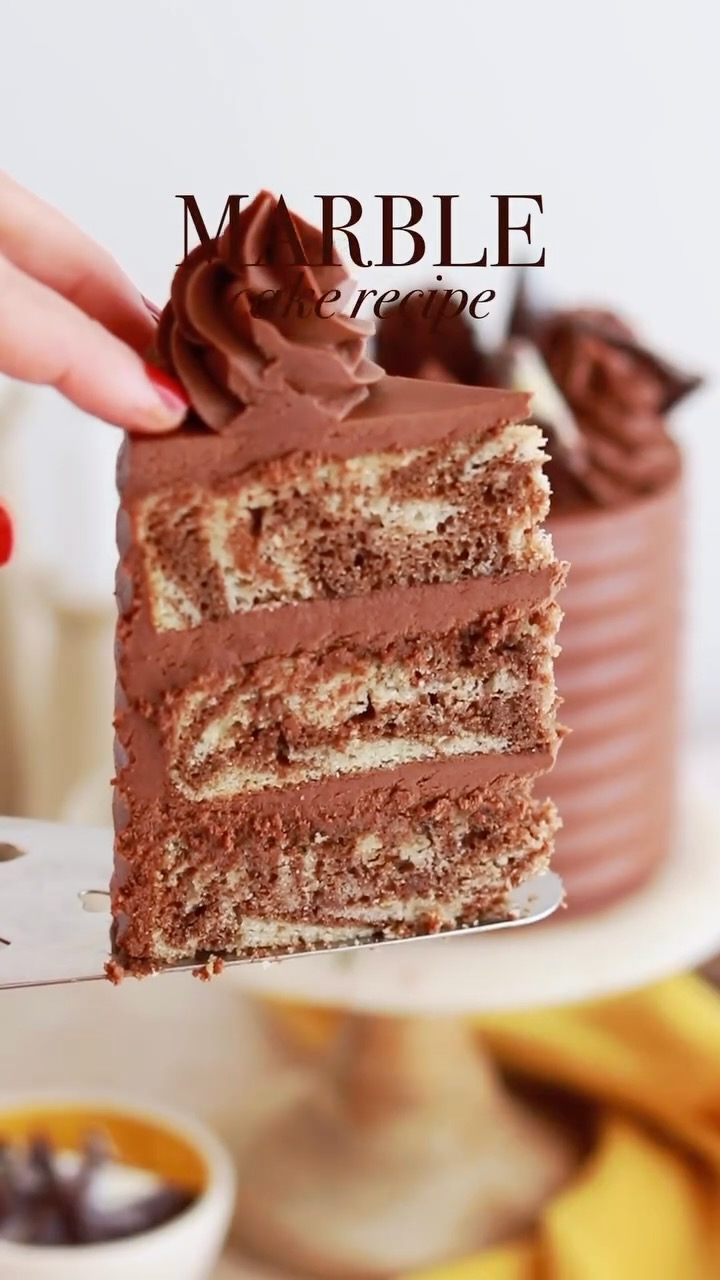 Marble Cake Recipe