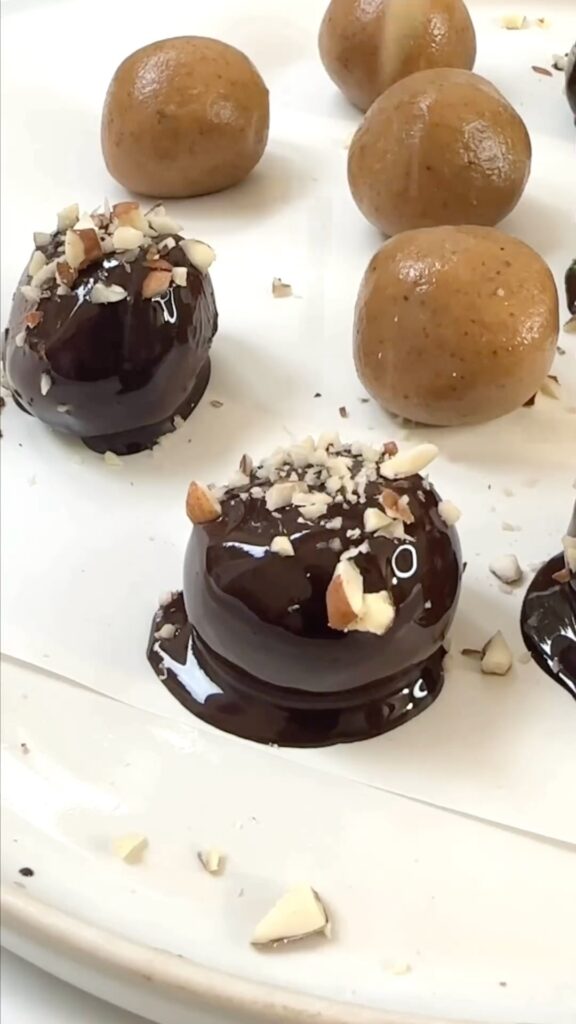 No Bake Almond Truffles