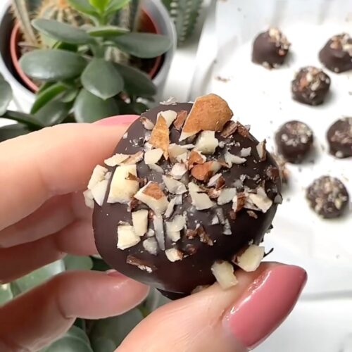 No Bake Almond Truffles