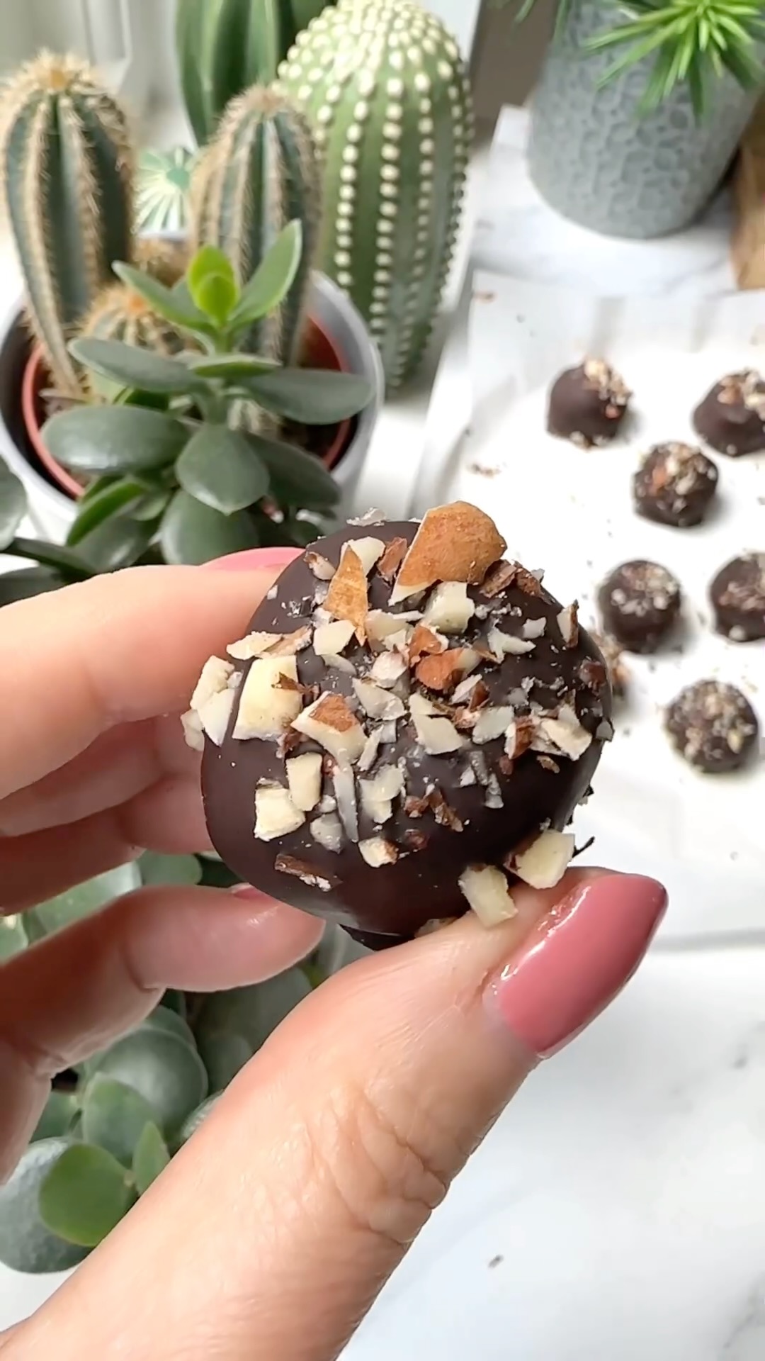 No Bake Almond Truffles