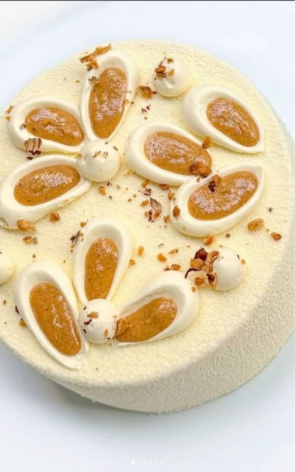 Vanilla and Praline Dessert