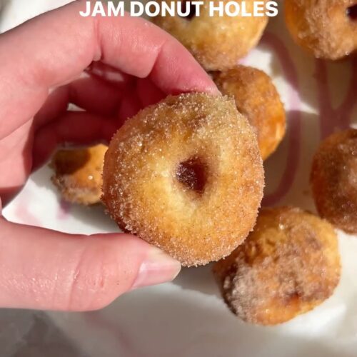 5 Ingredient Air Fryer Jam Donut Holes