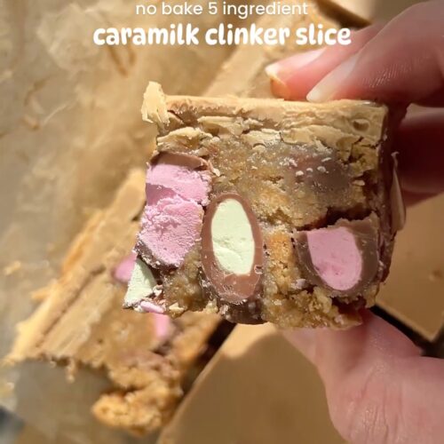 5 Ingredient Caramilk Clinker Slice