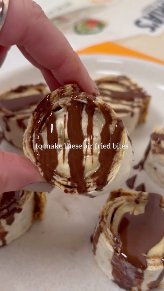 Air Fried Peanut Butter Banana Bites