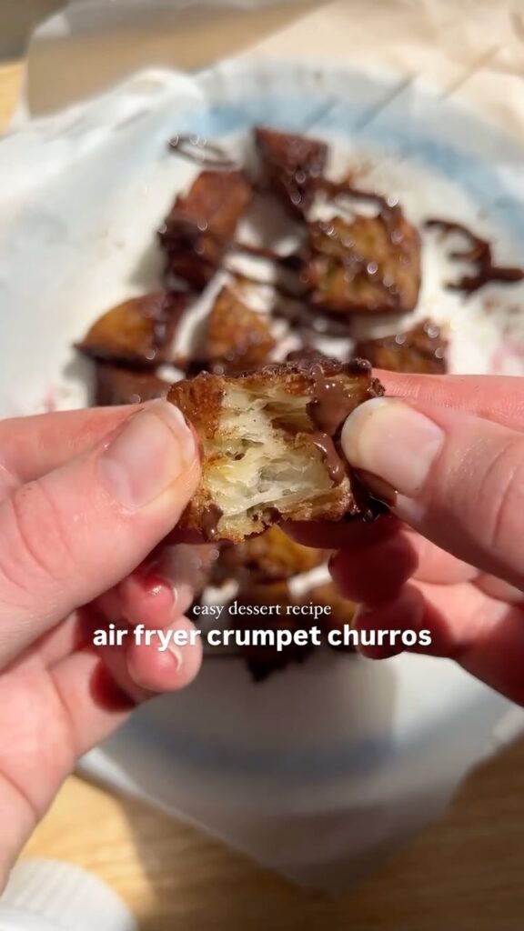 Air Fryer Crumpet Churros