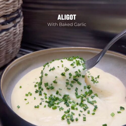 Aligot with Baked Garlic