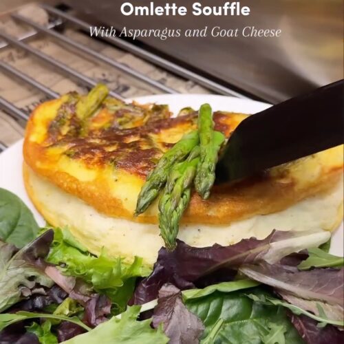 Asparagus Omelette Souffle