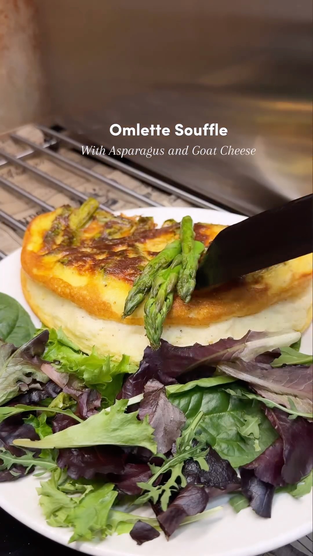 Asparagus Omelette Souffle