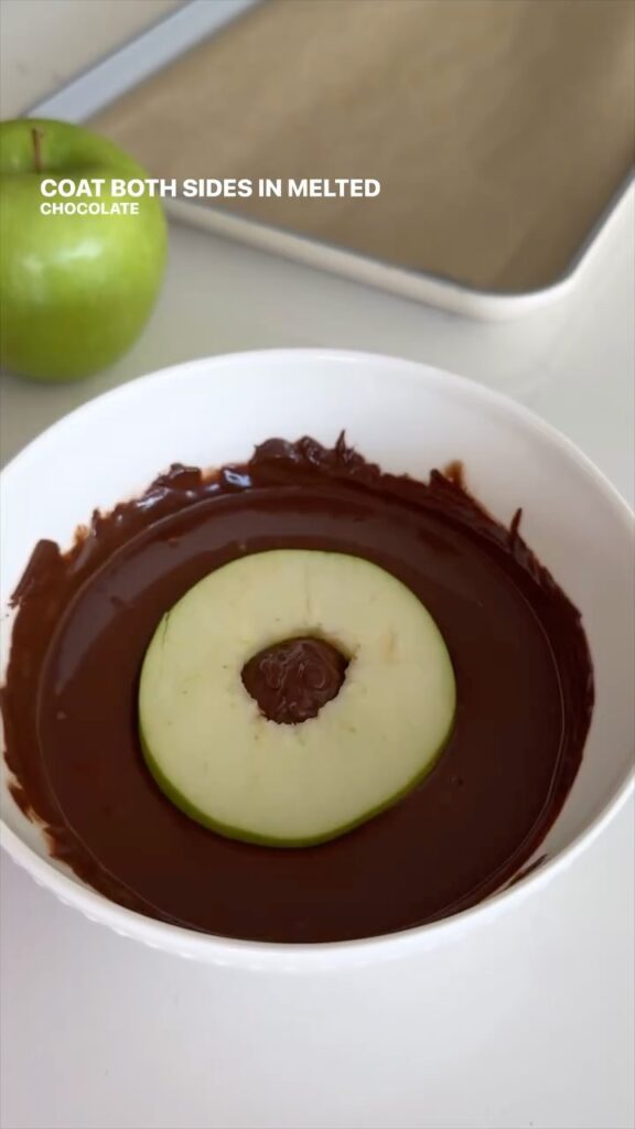 Chocolate Apple Donuts