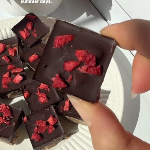 Chocolate Strawberry Banana Bites