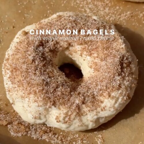 Cinnamon Sugar Bagels