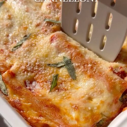 Cottage Cheese Cannelloni