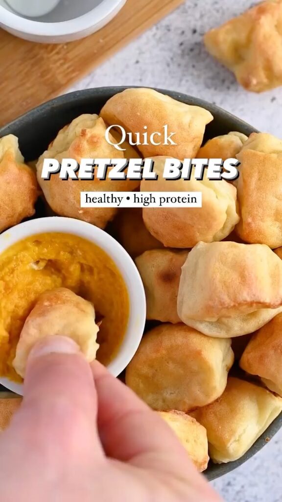 Easy Pretzel Bites With Yogurt