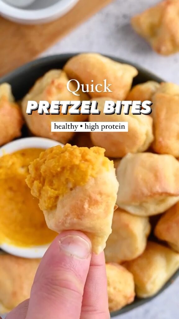 Easy Pretzel Bites With Yogurt