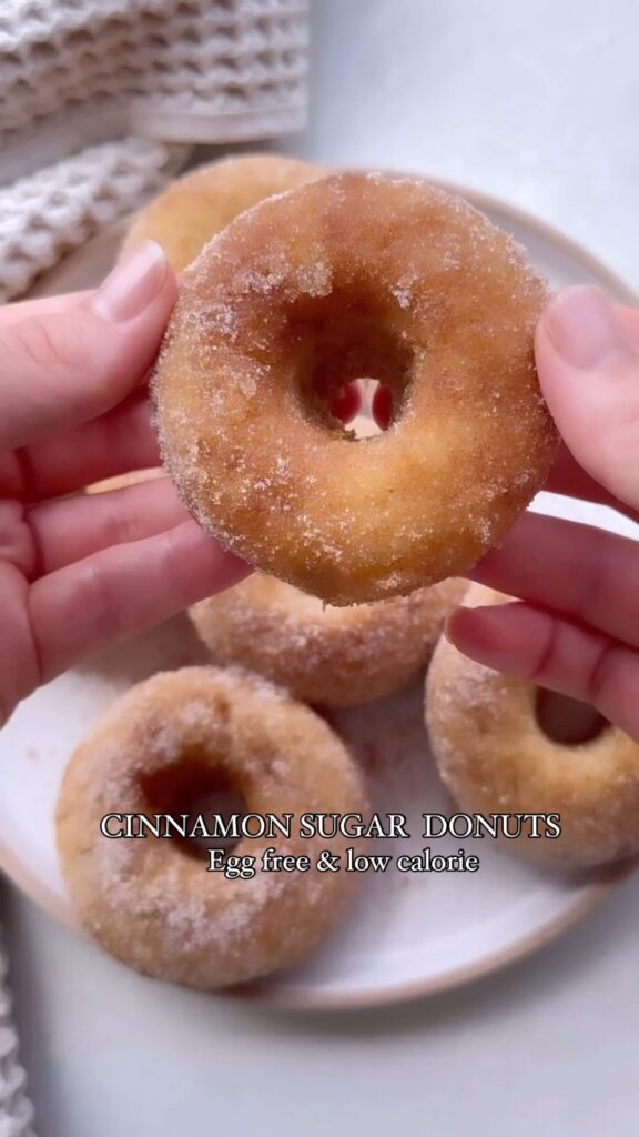 Egg Free Cinnamon Sugar Donuts