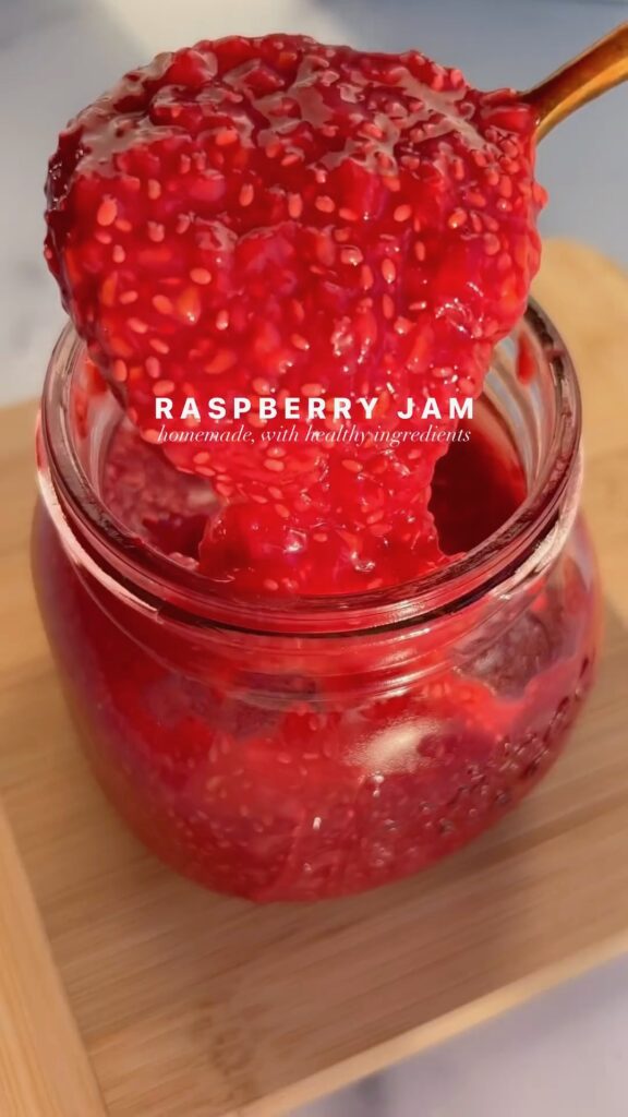 Homemade Raspberry Chia Jam