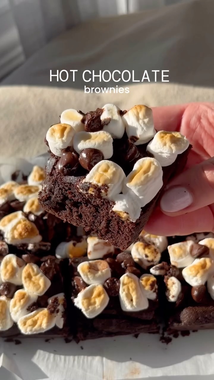 Hot Chocolate Brownies