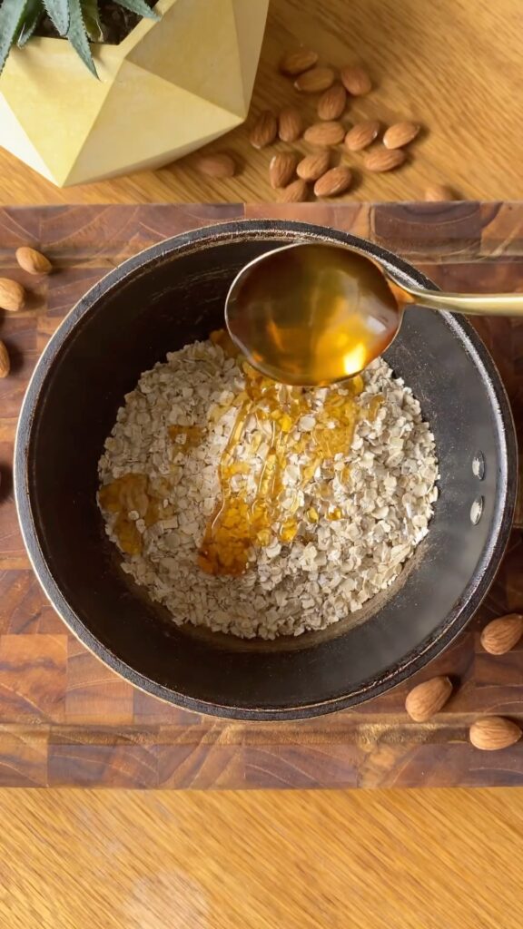 Oatmeal Bowl With Cherry Jam