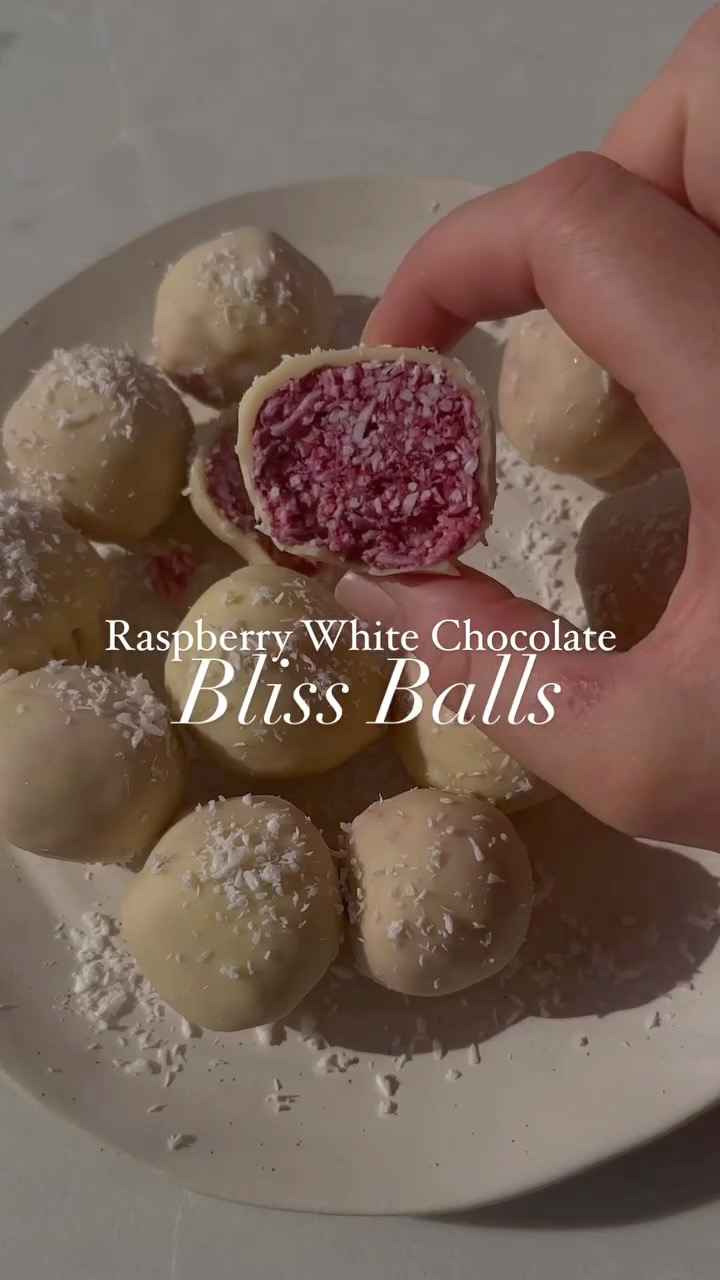 Raspberry Ripe Bliss Balls