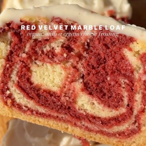 Red Velvet Marble Loaf