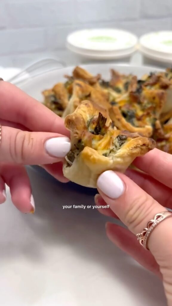 Spinach Artichoke Dip Bites