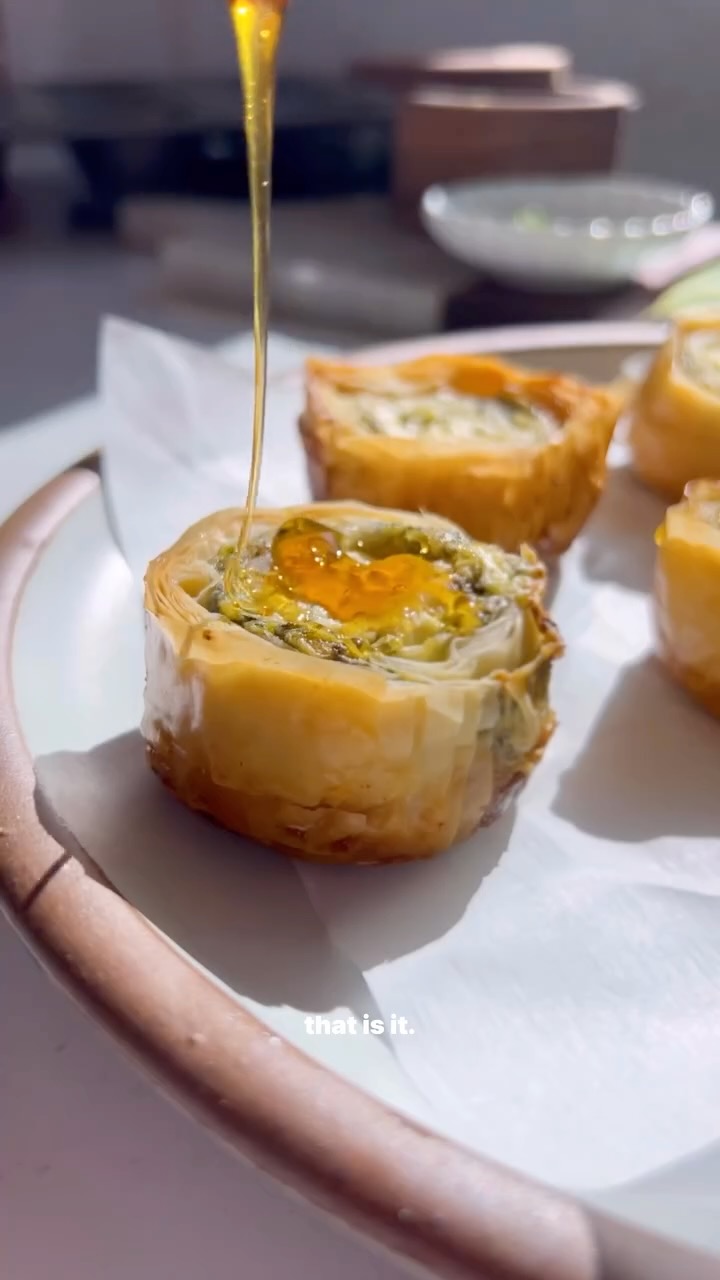 Spinach Artichoke & Feta Phyllo Bites