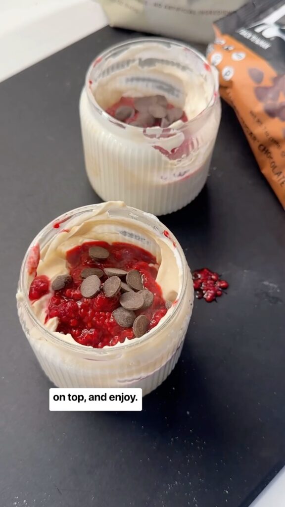 Vanilla Rasp Protein Parfait