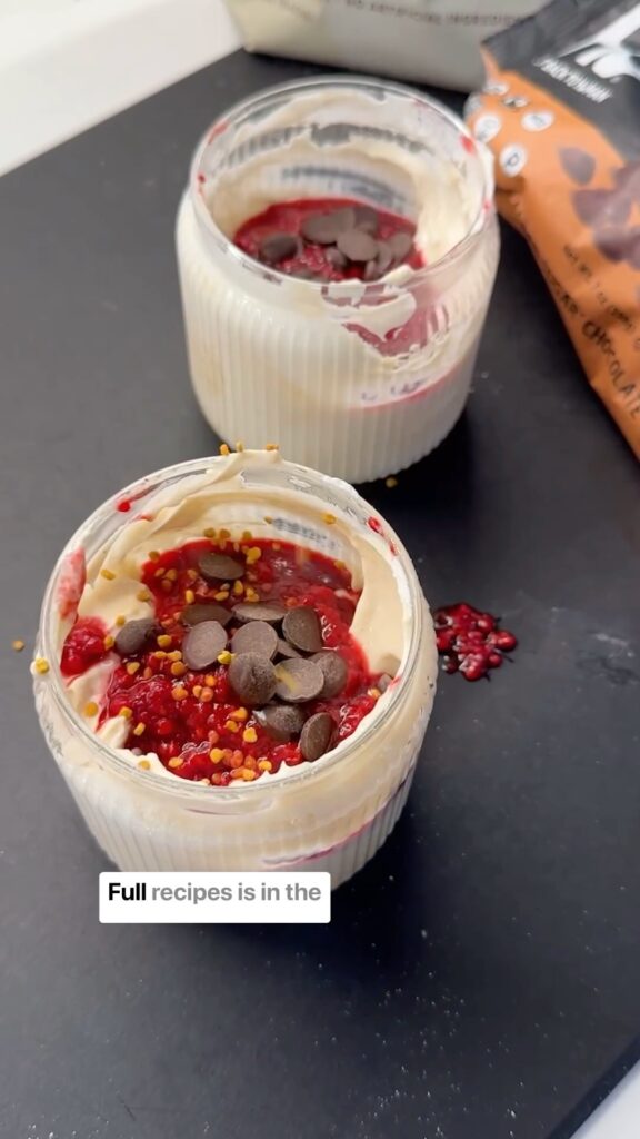 Vanilla Rasp Protein Parfait