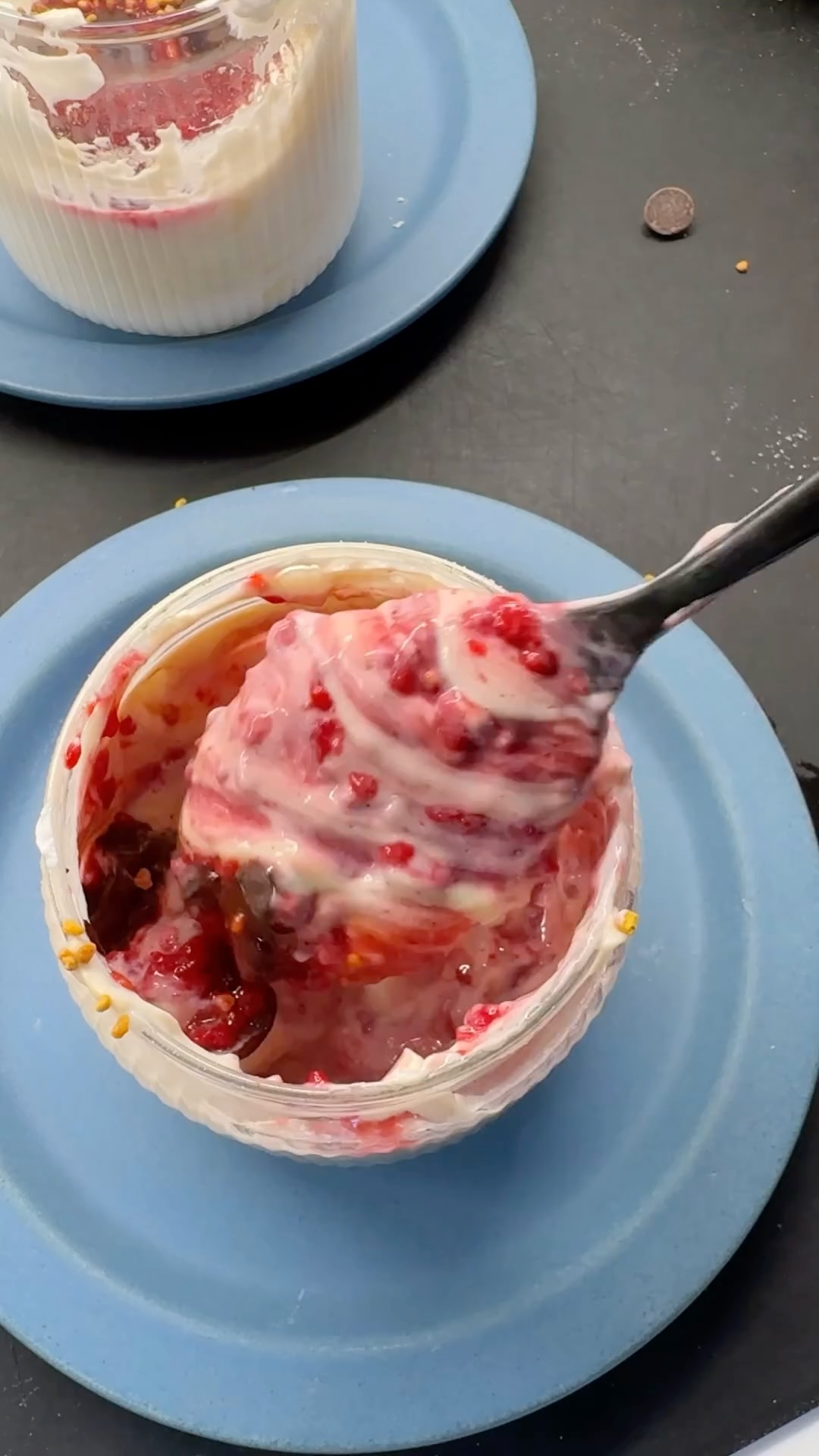 Vanilla Rasp Protein Parfait