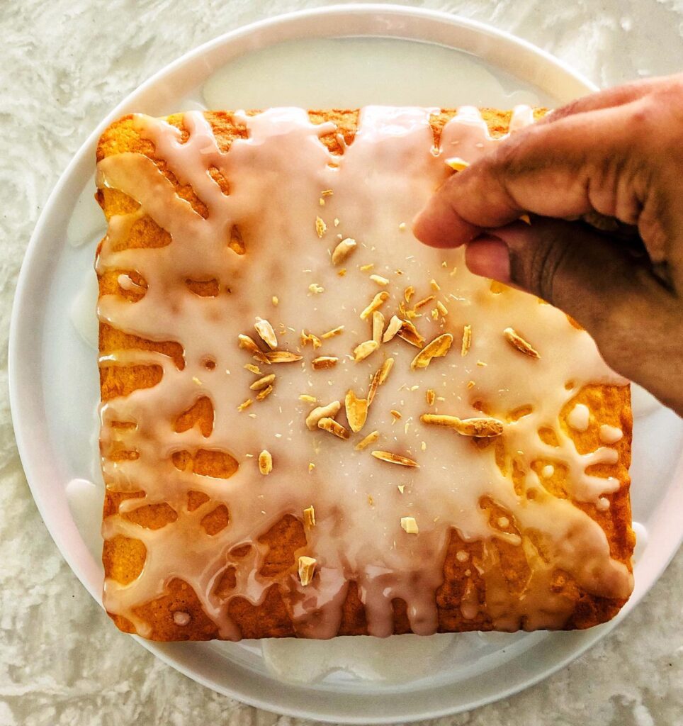 Almond Glazed Tea Cake Recipe