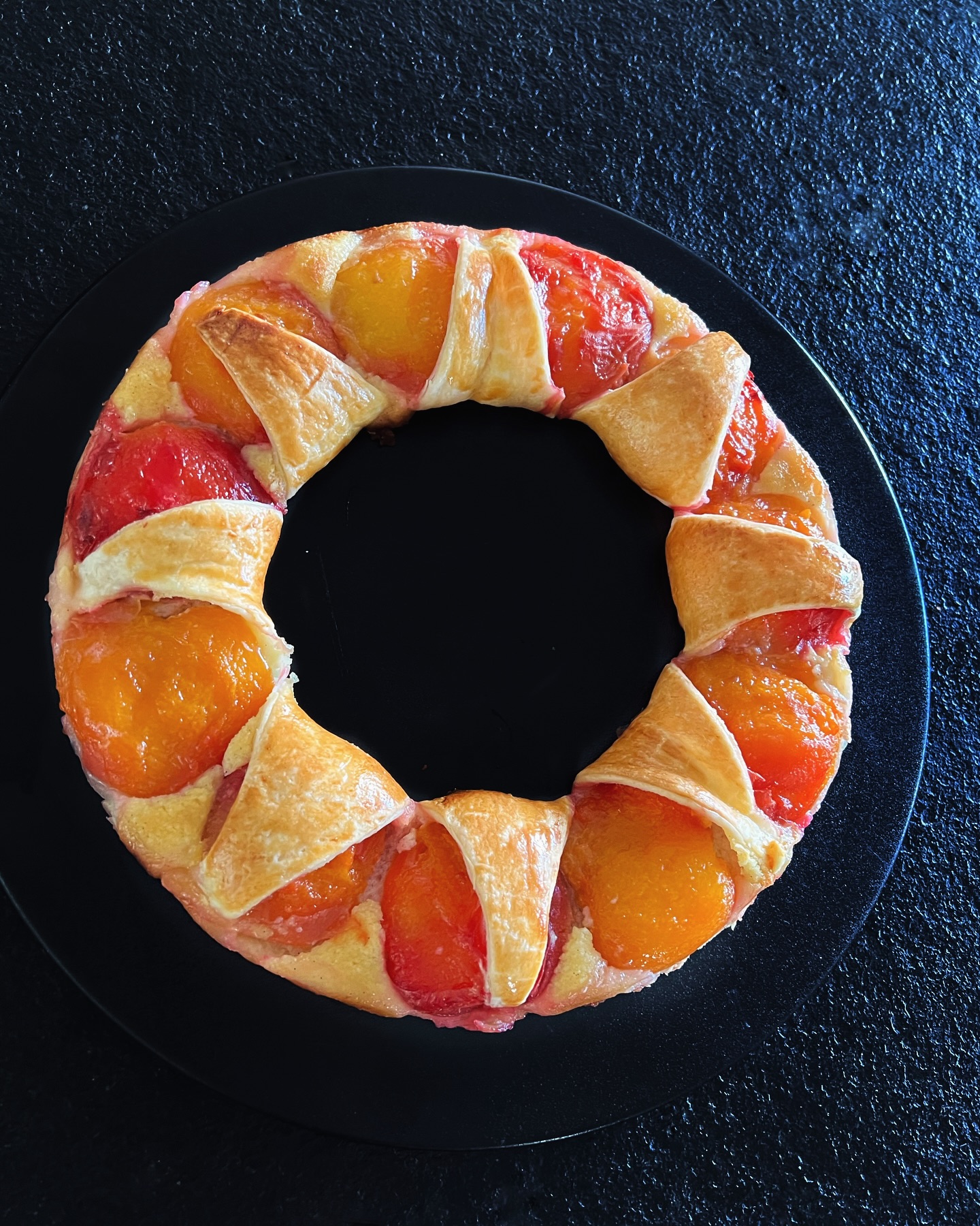 Apricot Almond Puff Tart