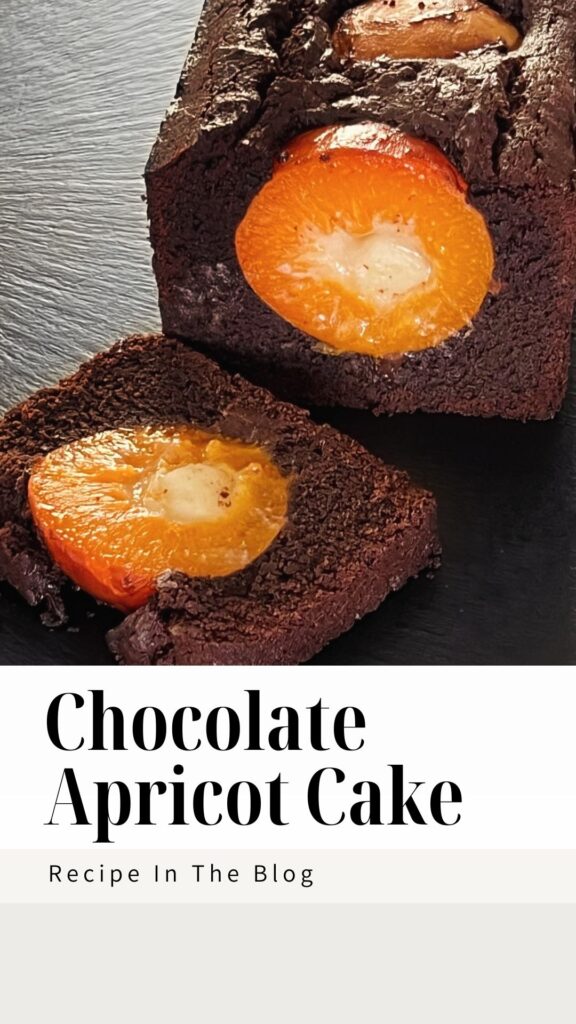 chocolate cake with apricot jam