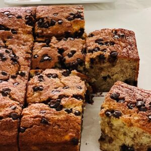 Chocolate Chip Banana Cake Recipe