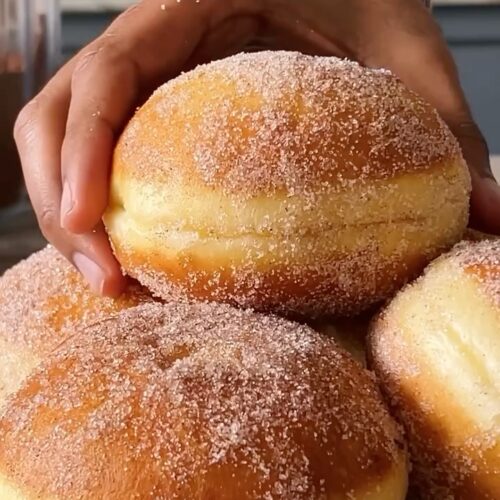 Cinnamon Sugar Berliner Doughnuts Recipe