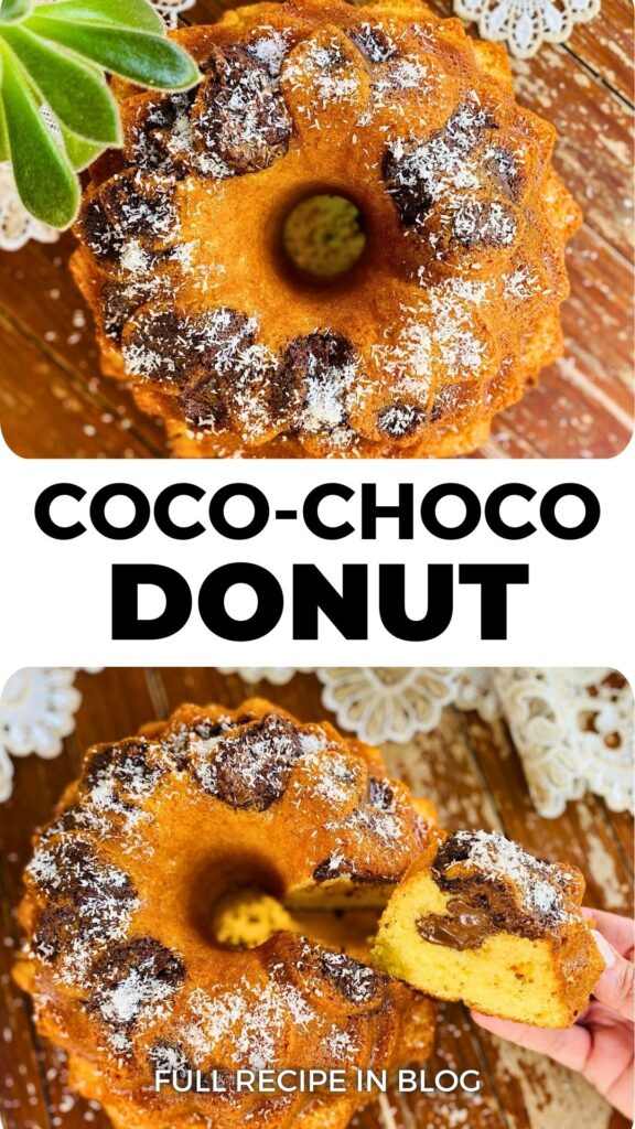 Coconut and Nutella Donut