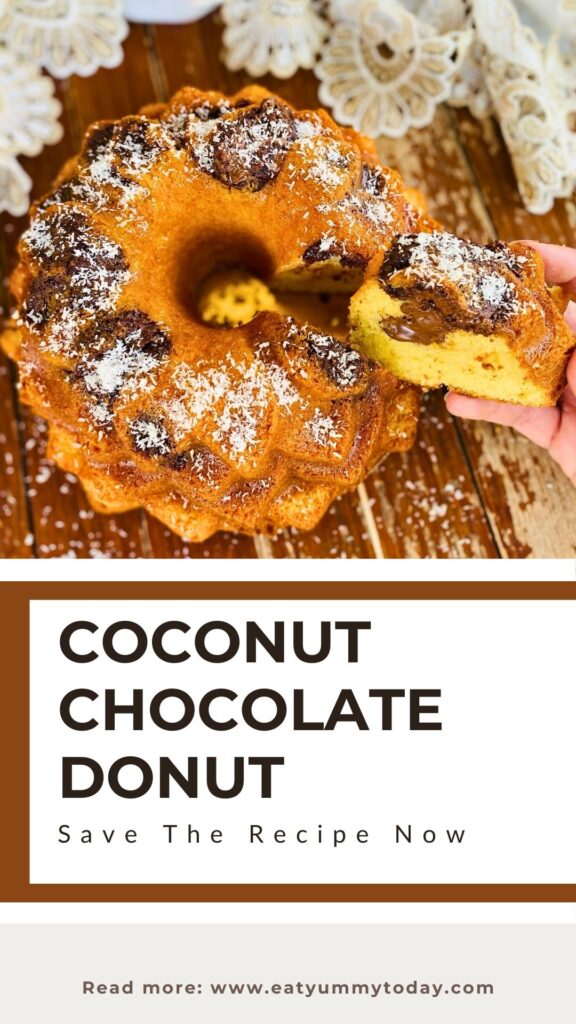 Coconut and Nutella Donut