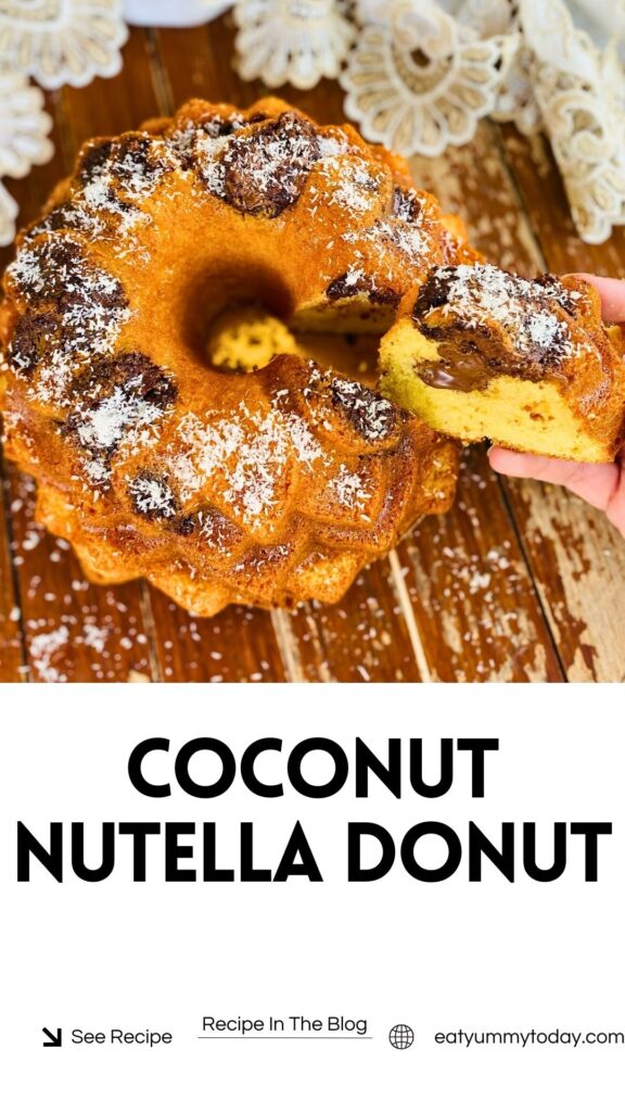 Coconut and Nutella Donut