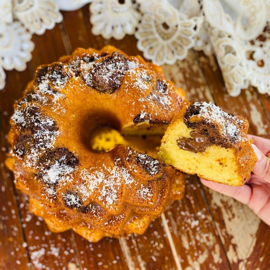 Coconut and Nutella Donut