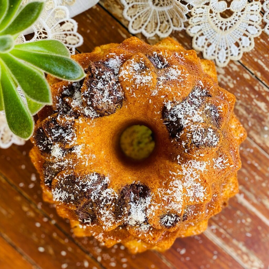 Coconut and Nutella Donut