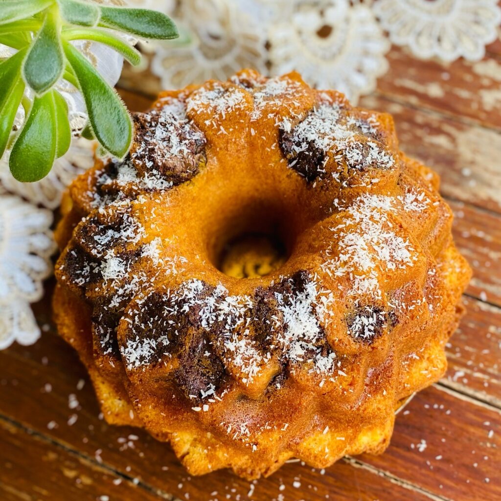 Coconut and Nutella Donut