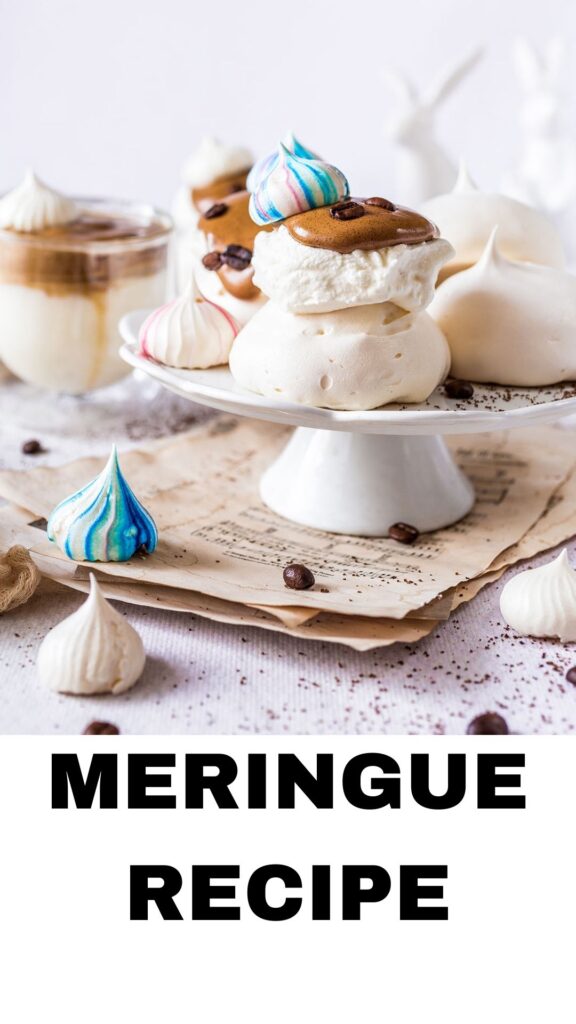 Coffee Meringues with Coffee Foam