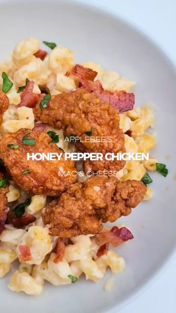 applebees mac and cheese honey chicken