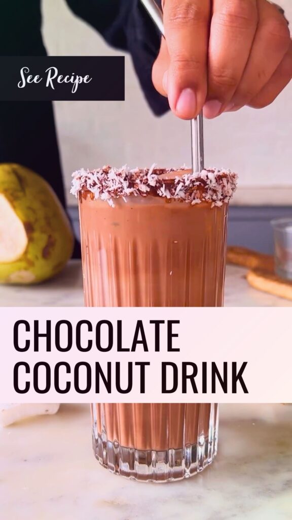 Creamy Coconut Chocolate Drink