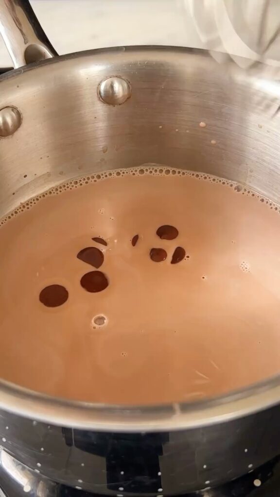 Creamy Coconut Chocolate Drink