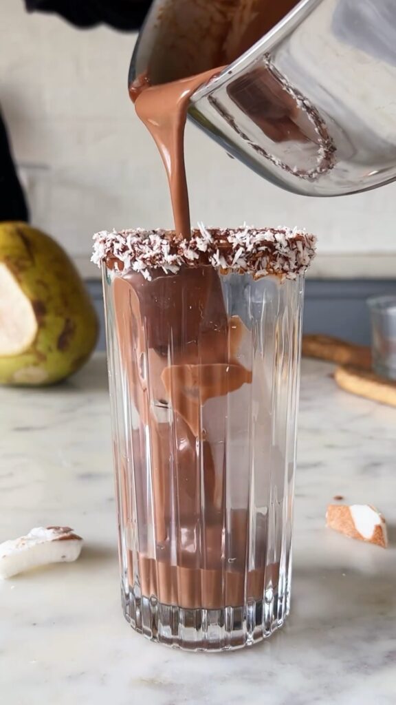 Creamy Coconut Chocolate Drink