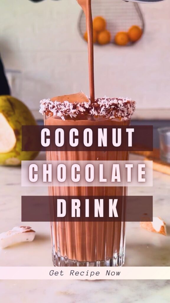 Creamy Coconut Chocolate Drink